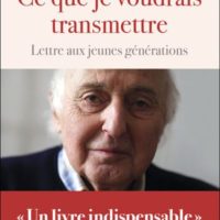 Couverture livre Ce que je voudrais transmettre - Elie Buzyn